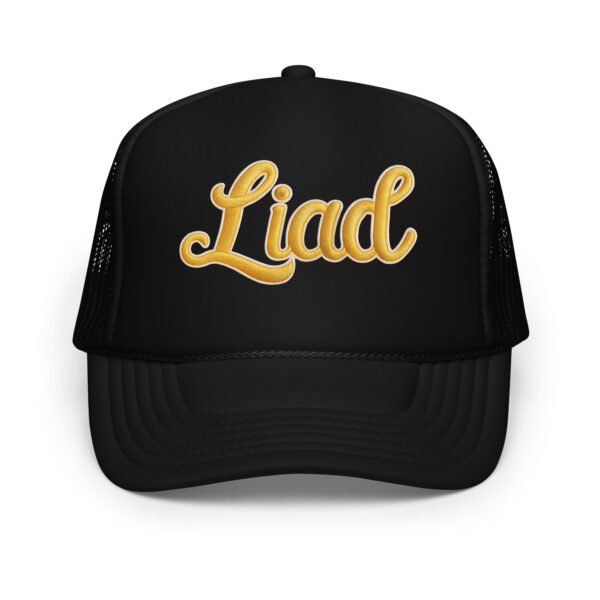 foam-trucker-hat-black-one-size-front-68f9211eb27d5.jpg Liad Embroidered Style Dy - Foam trucker hat
