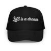 foam-trucker-hat-black-one-size-front-68f95a7f9f1d3.jpg Lif3isadream Embroidered Style Dw - Foam trucker hat