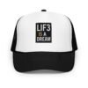 foam-trucker-hat-black-white-black-one-size-front-68f957a749423.jpg Lif3isadream Embroidered Style A - Foam trucker hat