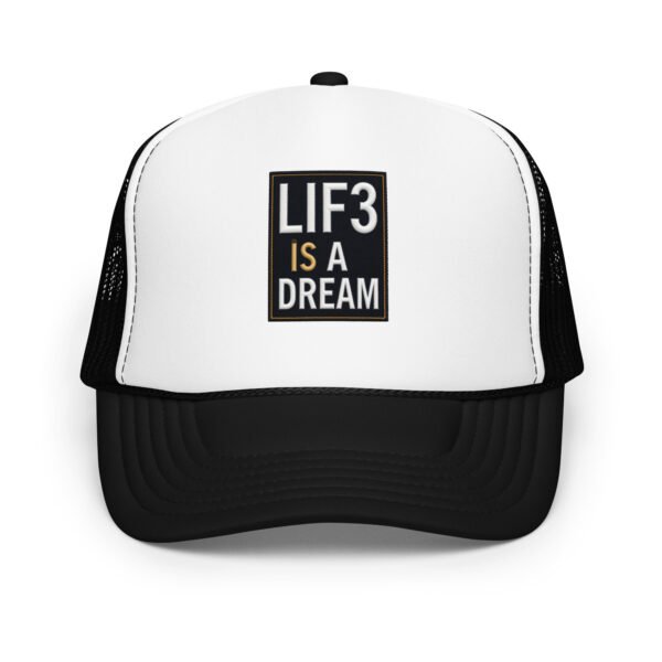 foam-trucker-hat-black-white-black-one-size-front-68f957a749423.jpg Lif3isadream Embroidered Style A - Foam trucker hat