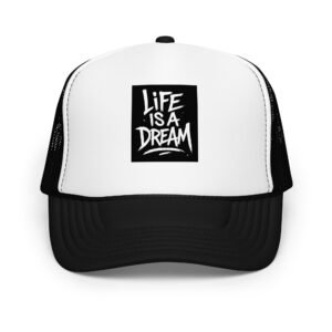foam-trucker-hat-black-white-black-one-size-front-68f9601241b8a.jpg Graffiti B- Foam trucker hat