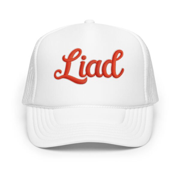 foam-trucker-hat-white-one-size-front-68f925d05f959.jpg Liad Embroidered Style Do - Foam trucker hat