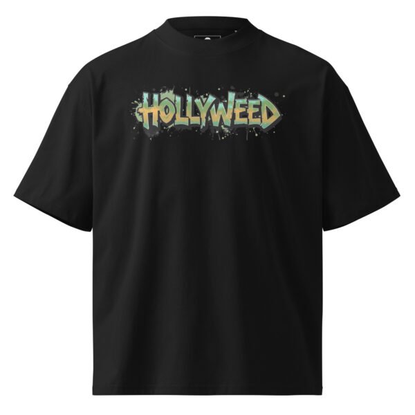 Hollyweed G - Unisex organic oversized high neck t-shirt