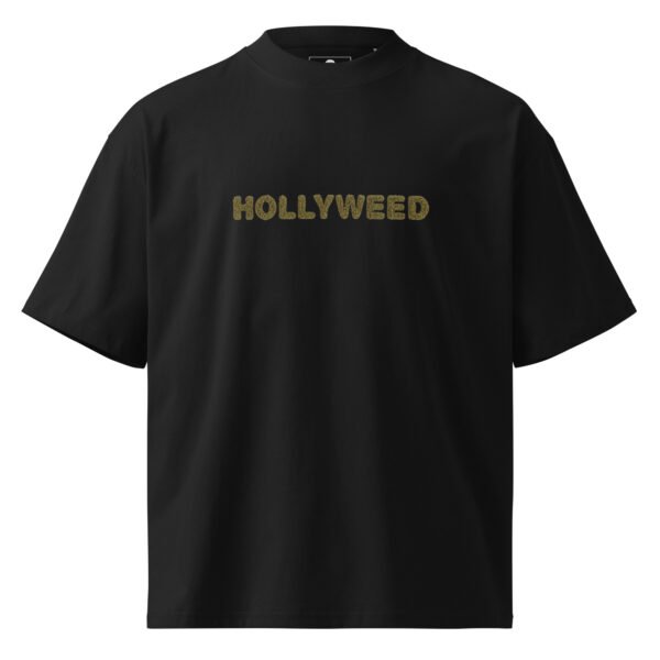 Hollyweed K - Unisex organic oversized high neck t-shirt