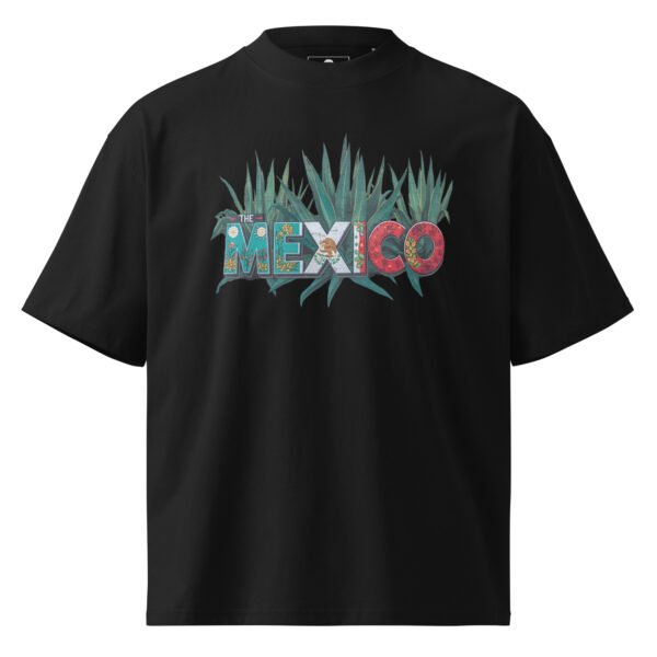 Mexico A - Unisex organic oversized high neck t-shirt