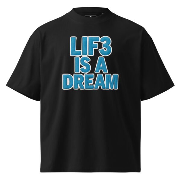 unisex-organic-oversized-high-neck-t-shirt-black-front-68f1d539be2f9.jpg Embroidered Style C - Unisex organic oversized high neck t-shirt