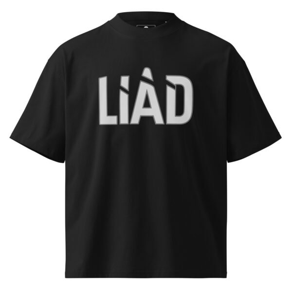 Liad Cutting C - Unisex organic oversized high neck t-shirt