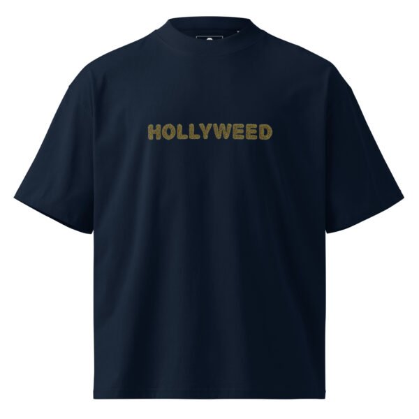 Hollyweed K - Unisex organic oversized high neck t-shirt