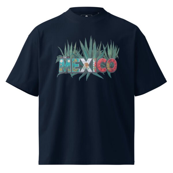 Mexico A - Unisex organic oversized high neck t-shirt