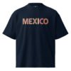 Mexico E - Unisex organic oversized high neck t-shirt