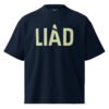 Liad Cutting A - Unisex organic oversized high neck t-shirt