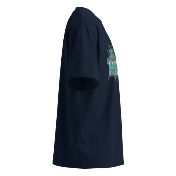 Mexico A - Unisex organic oversized high neck t-shirt