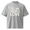 unisex-organic-oversized-high-neck-t-shirt-heather-grey-front-68f1bc43e007c.jpg AWNIL B - Unisex organic oversized high neck t-shirt