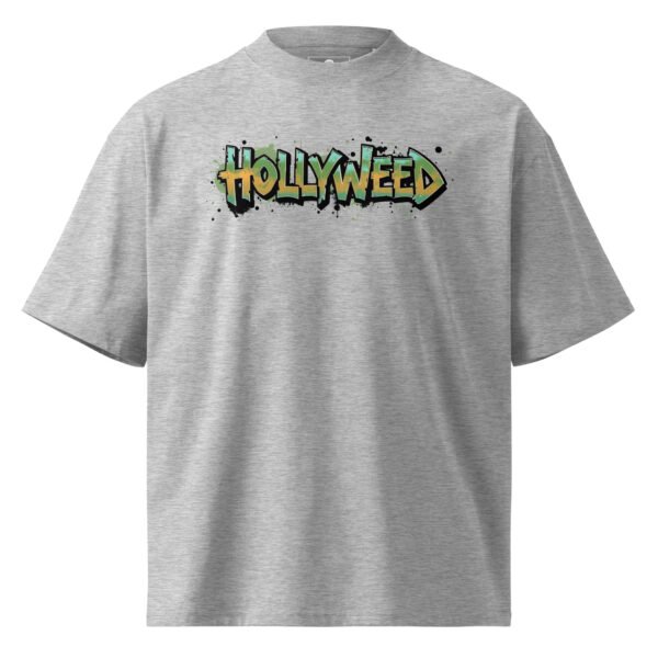 Hollyweed G - Unisex organic oversized high neck t-shirt