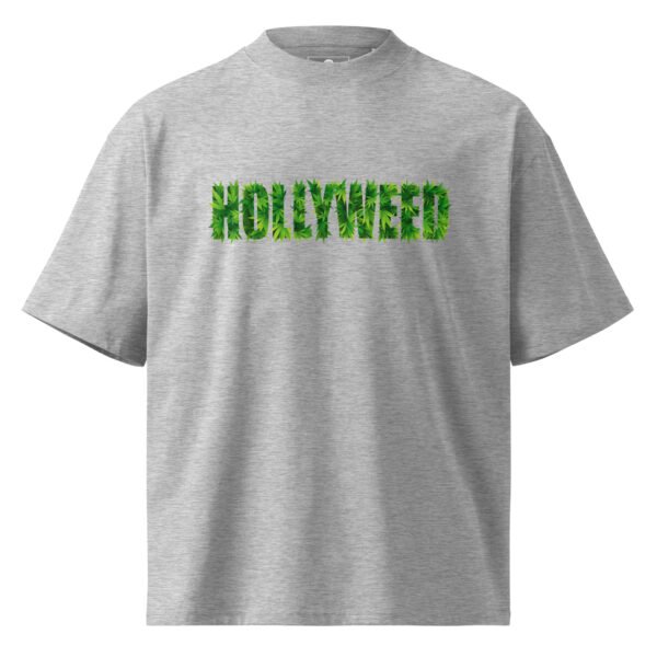 unisex-organic-oversized-high-neck-t-shirt-heather-grey-front-68f1c7c36963d.jpg Hollyweed J - Unisex organic oversized high neck t-shirt