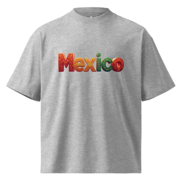 Mexico B - Unisex organic oversized high neck t-shirt