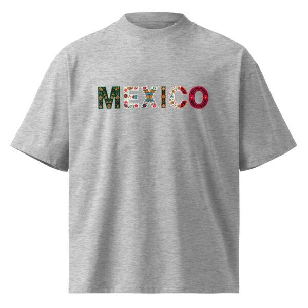 Mexico D - Unisex organic oversized high neck t-shirt