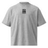 unisex-organic-oversized-high-neck-t-shirt-heather-grey-front-68f1d431e6e39.jpg Embroidered Style Label A - Unisex organic oversized high neck t-shirt