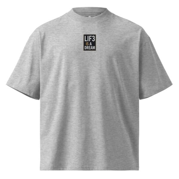 unisex-organic-oversized-high-neck-t-shirt-heather-grey-front-68f1d431e6e39.jpg Embroidered Style Label A - Unisex organic oversized high neck t-shirt