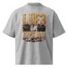unisex-organic-oversized-high-neck-t-shirt-heather-grey-front-68f5d1a80888f.jpg Graffiti D - Unisex organic oversized high neck t-shirt