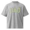 Liad Cutting A - Unisex organic oversized high neck t-shirt