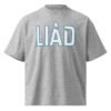 Liad Cutting B - Unisex organic oversized high neck t-shirt