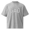 Liad Cutting C - Unisex organic oversized high neck t-shirt