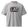 Liad Graffiti D - Unisex organic oversized high neck t-shirt