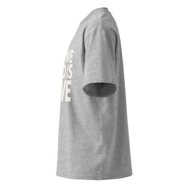 unisex-organic-oversized-high-neck-t-shirt-heather-grey-left-68f1bc43e1121.jpg AWNIL B - Unisex organic oversized high neck t-shirt