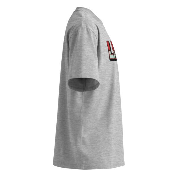 Liad Pixel B - Unisex organic oversized high neck t-shirt