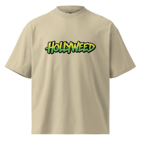 Hollyweed C - Unisex organic oversized high neck t-shirt