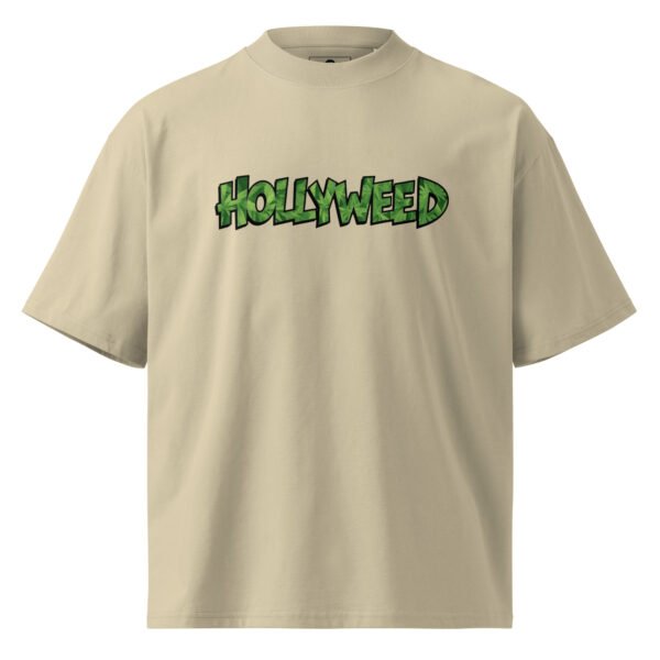 unisex-organic-oversized-high-neck-t-shirt-stone-front-68f1c6c069565.jpg Hollyweed I - Unisex organic oversized high neck t-shirt