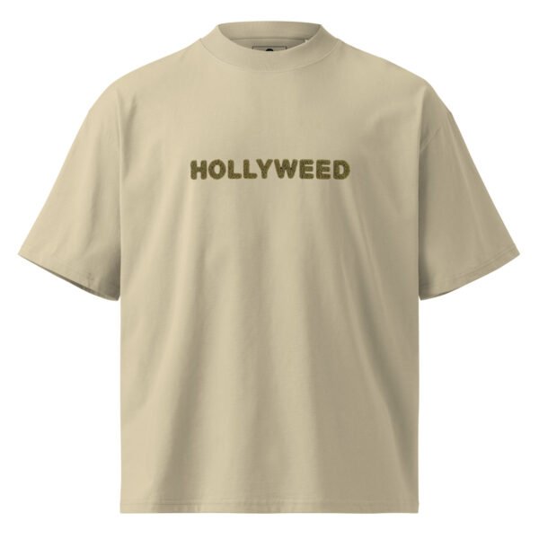 Hollyweed K - Unisex organic oversized high neck t-shirt