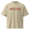 Mexico E - Unisex organic oversized high neck t-shirt