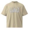 Liad Cutting C - Unisex organic oversized high neck t-shirt
