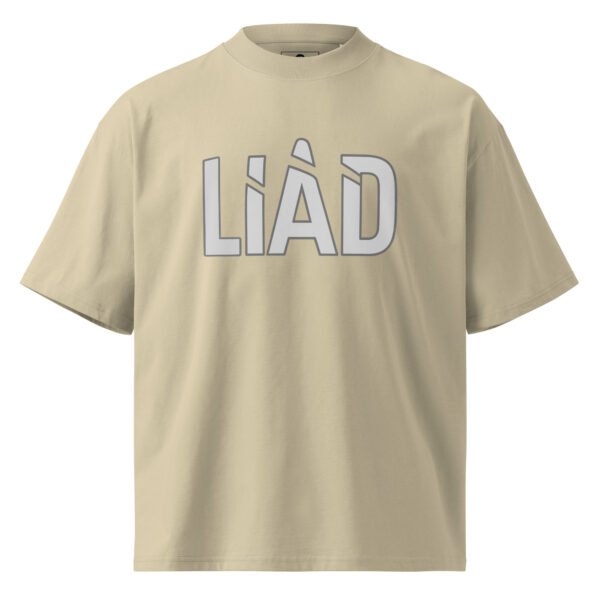 Liad Cutting C - Unisex organic oversized high neck t-shirt