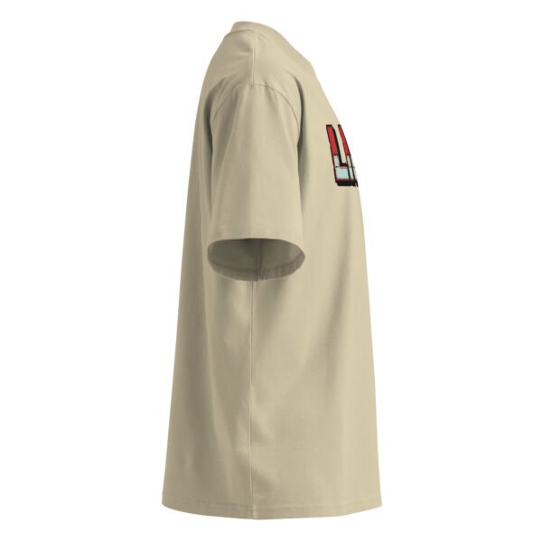 Liad Pixel B - Unisex organic oversized high neck t-shirt