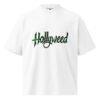 unisex-organic-oversized-high-neck-t-shirt-white-front-68f1bef781243.jpg Hollyweed B - Unisex organic oversized high neck t-shirt