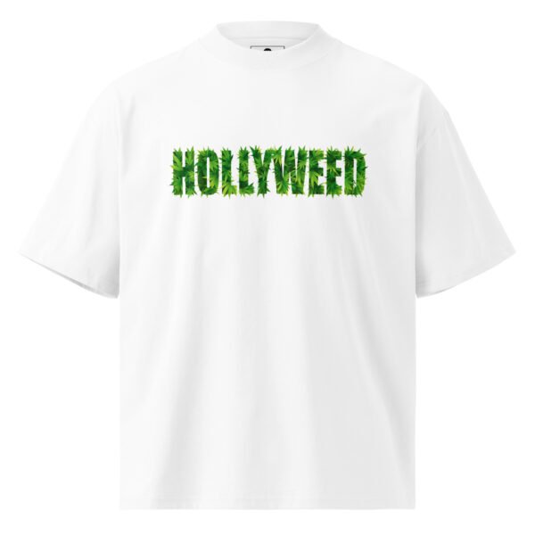 unisex-organic-oversized-high-neck-t-shirt-white-front-68f1c7c36ec40.jpg Hollyweed J - Unisex organic oversized high neck t-shirt
