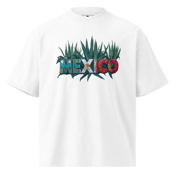Mexico A - Unisex organic oversized high neck t-shirt