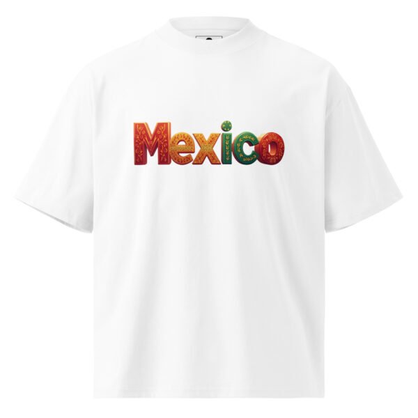 Mexico B - Unisex organic oversized high neck t-shirt