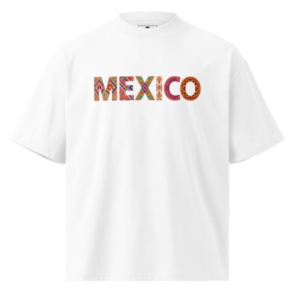 Mexico E - Unisex organic oversized high neck t-shirt