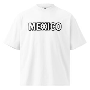 unisex-organic-oversized-high-neck-t-shirt-white-front-68f1cdf3e26a3.jpg Mexico F - Unisex organic oversized high neck t-shirt
