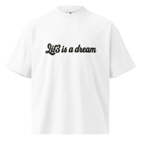 unisex-organic-oversized-high-neck-t-shirt-white-front-68f3cad9404d2.jpg Embroidered Style Db - Unisex organic oversized high neck t-shirt