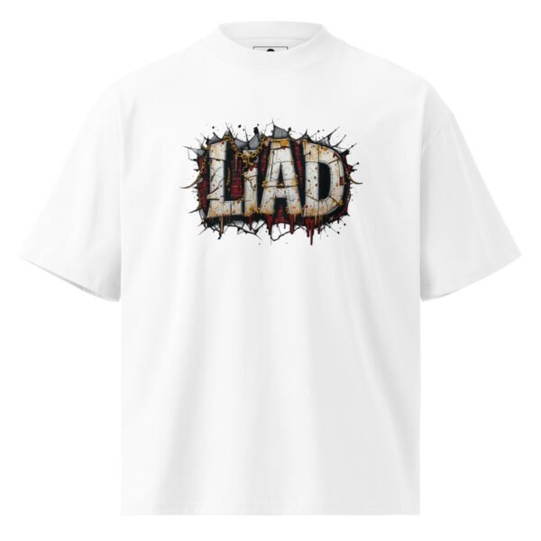 Liad Graffiti D - Unisex organic oversized high neck t-shirt