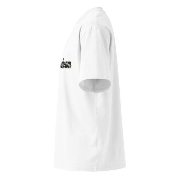 unisex-organic-oversized-high-neck-t-shirt-white-left-68f3cad942a0a.jpg Embroidered Style Db - Unisex organic oversized high neck t-shirt