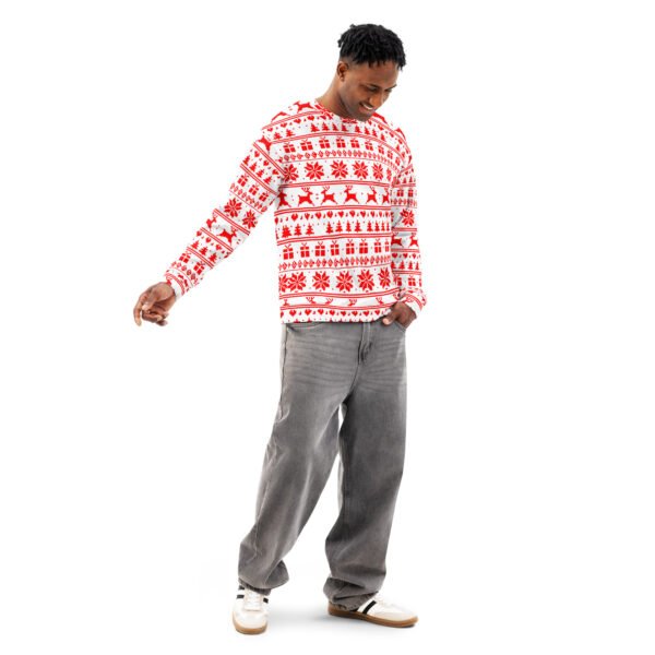 all-over-print-unisex-cotton-sweatshirt-white-right-front-6930838885568.jpg Christmas E rw Unisex cotton sweatshirt